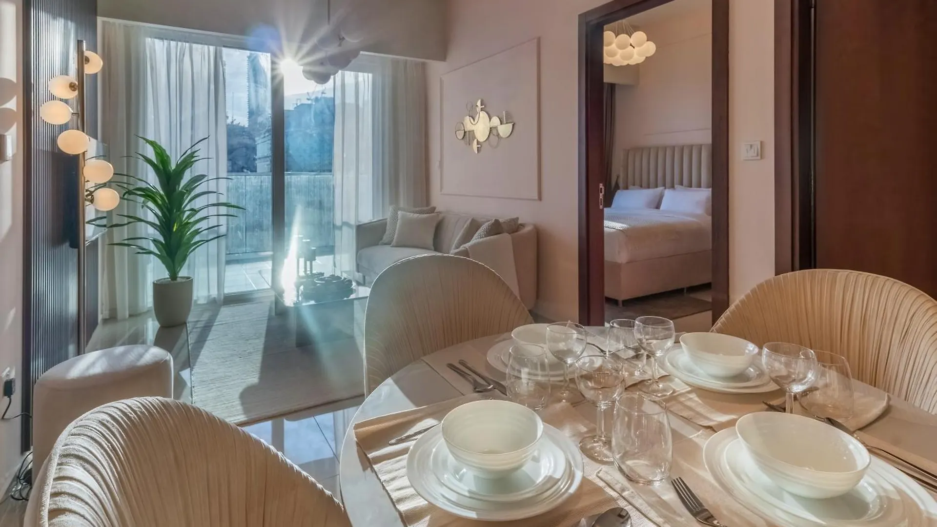 Stylish Apartment With Yacht View Close To Dubai Mall 0*,